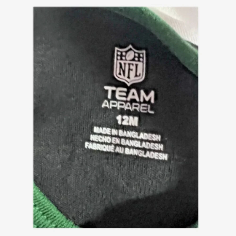 NFL Team Onsies New York Jets Size 12 Mo. Set of 3 Green/Blue/White 100% Cotton